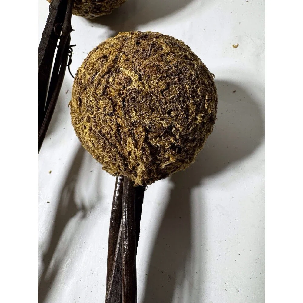 Floral Stems Dried Moss Ball 3 Piece Set